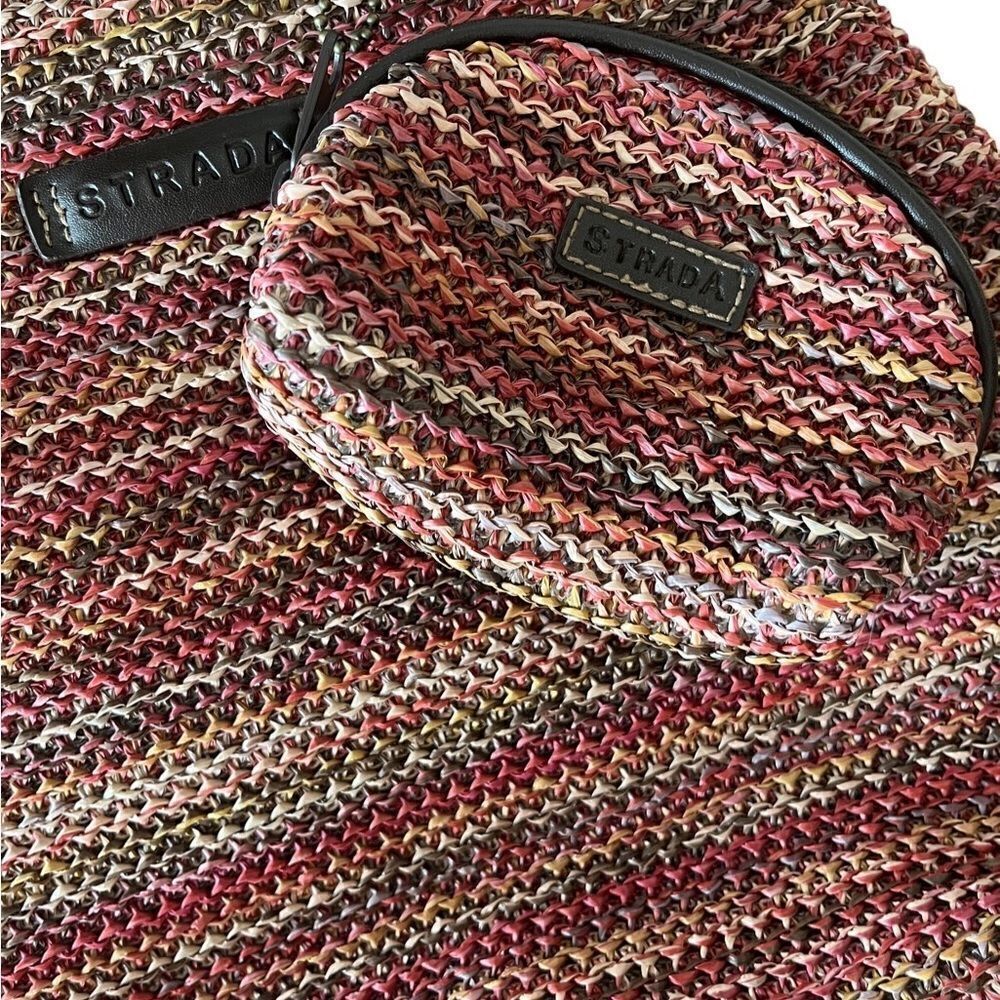 STRADA woven shoulder bag with small change purse - Picture 6 of 6